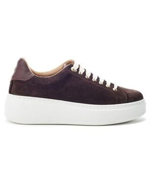 Moda In Pelle Cherrie Suede - Purple