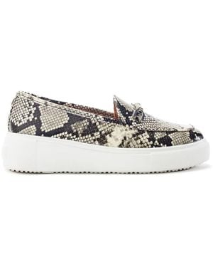 Moda In Pelle Ettala Mix Snake Print - Metallic