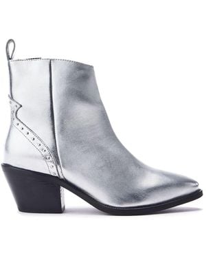 Moda In Pelle Michele Leather - Grey