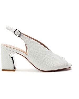 Moda In Pelle Love Snake Print - White