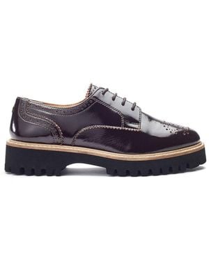 Moda In Pelle Evranna Dark Patent Leather - Blue
