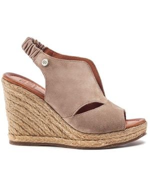 Moda In Pelle Keerah Taupe Suede - Brown