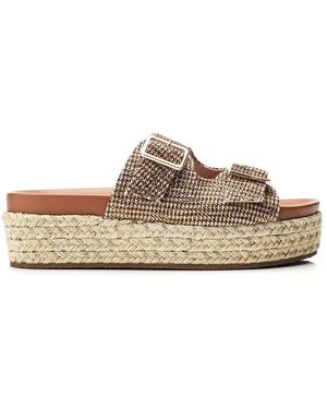 Moda In Pelle Oceania Textile - Brown