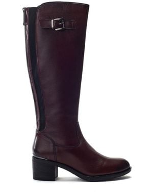 Moda In Pelle Sansho Burgundy Leather - Purple