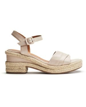 Moda In Pelle Kizara Cream Leather - Natural