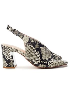 Moda In Pelle Love Mix Snake Print - Metallic