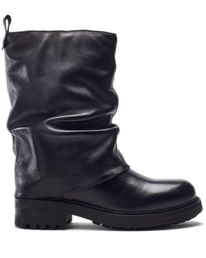Moda In Pelle Rinnia Leather - Blue