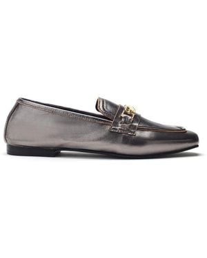 Moda In Pelle Earley Pewter Leather - Grey