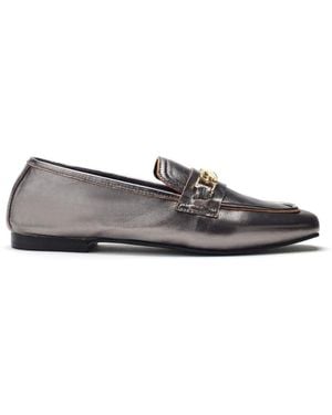 Moda In Pelle Earley Pewter Leather - Grey