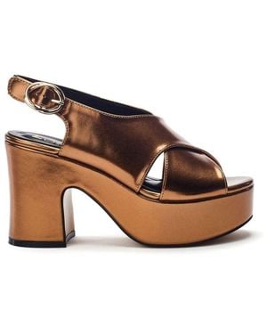 Moda In Pelle Nakara Bronze Porvair - Brown