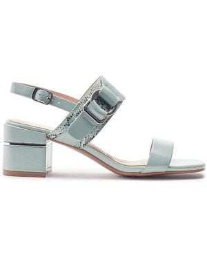 Moda In Pelle Noni Mint Patent - Metallic