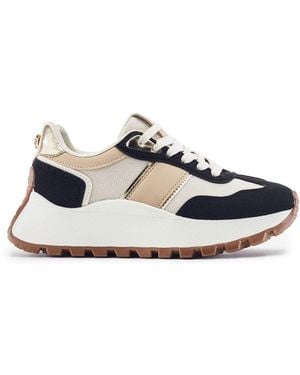 Moda In Pelle Demee Mix Alcantara - Blue