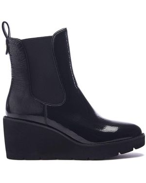 Moda In Pelle Allby Patent - Blue