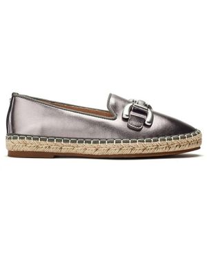 Moda In Pelle Edulis Pewter Leather - Grey