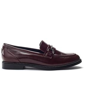 Moda In Pelle Kinzey Burgundy Leather - Purple