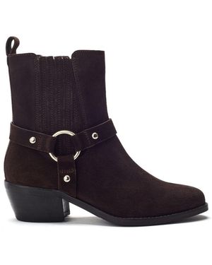 Moda In Pelle Pailia Dark Suede - Blue