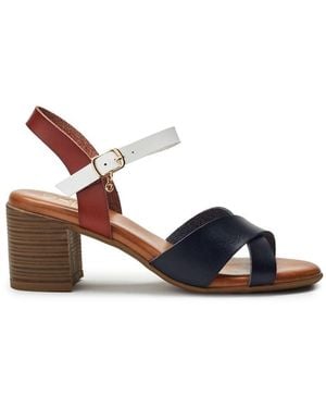 Moda In Pelle Novie-Tan Porvair - Blue