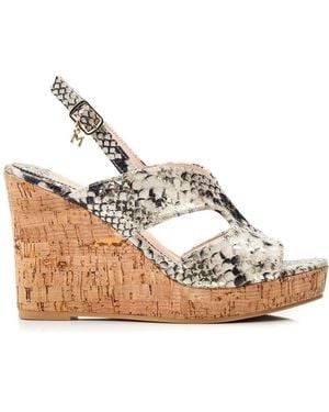 Moda In Pelle Rebellious Snake Print - Metallic