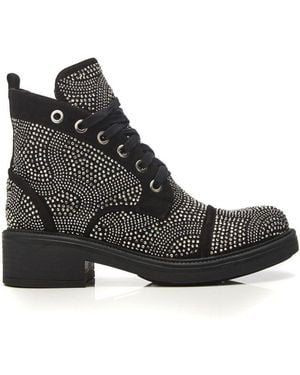 Moda In Pelle Aleyza Alcantara - Black
