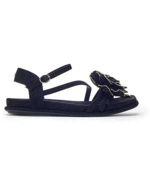 Moda In Pelle Lareesa Alcantara - Blue