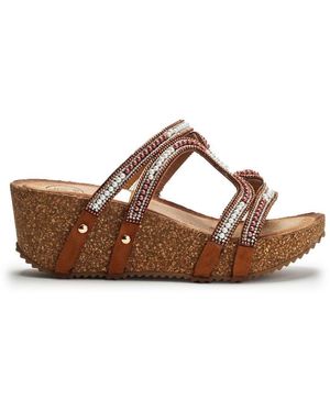 b.soleful Sorrel Camel Alcantara - Brown