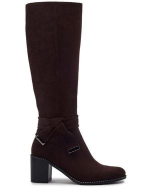 Moda In Pelle Sabea Dark Alcantara - Brown