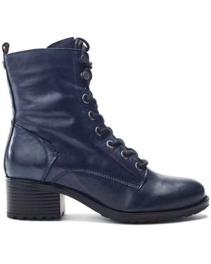 Moda In Pelle Bezzy Leather - Blue