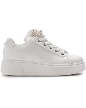 Moda In Pelle Bonnee Porvair - White