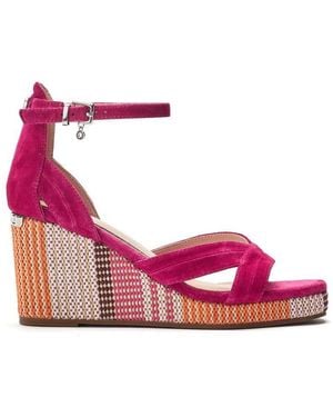 Moda In Pelle May Suede - Purple