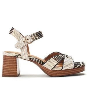 Moda In Pelle Grechian Off Textile - White