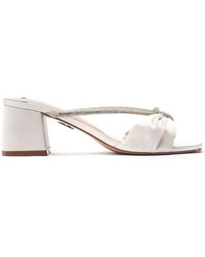 Moda In Pelle Neoma Ivory Satin - White