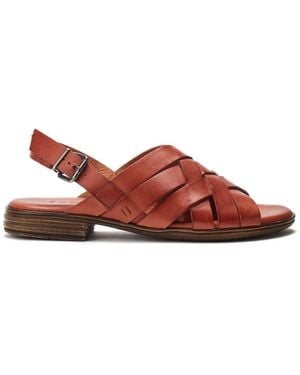 Shoon Sh Ionia Dark- Leather - Red