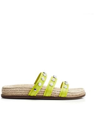 Moda In Pelle Orilla Lime Leather - Green