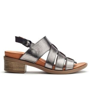 Shoon Sh Mere Pewter Leather - Brown