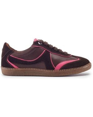 Moda In Pelle Brioni Dark Suede - Purple