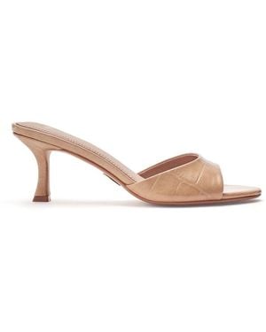 Moda In Pelle Minka Camel Mocc Croc - Pink