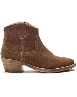Moda In Pelle Ovaline Suede - Brown
