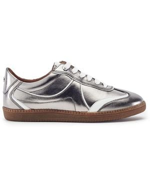 Moda In Pelle Brioni Pewter Leather - Grey