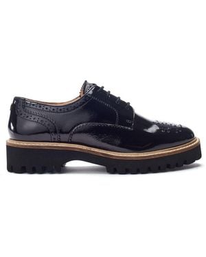 Moda In Pelle Evranna Patent Leather - Blue