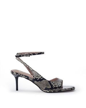 Moda In Pelle Manella Mix Snake Print - Metallic