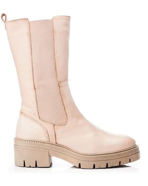 Moda In Pelle Giellen Cream Leather - Natural