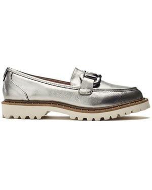 Moda In Pelle Ettalee Pewter Porvair - Metallic