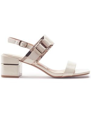 Moda In Pelle Noni Off Patent - White