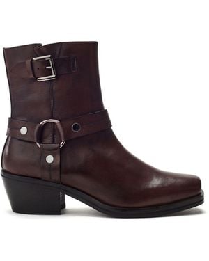 Shoon Sh Gee Dark Leather - Brown