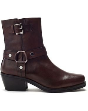 Shoon Sh Gee Dark Leather - Brown
