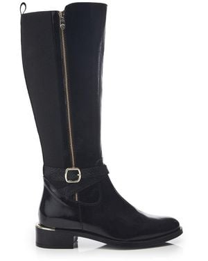 Moda In Pelle Sharla Patent Leather - Black