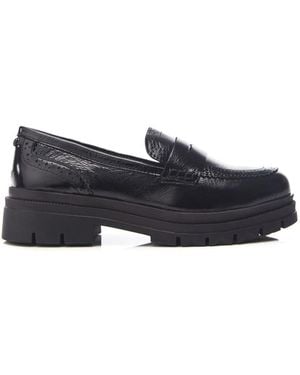Moda In Pelle Fabri Patent Leather - Blue