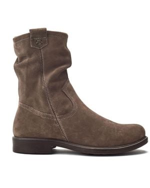 Moda In Pelle Olio Stone Suede - Brown
