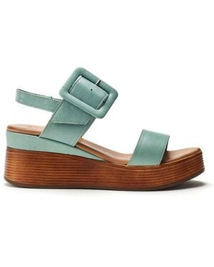Moda In Pelle Mazus Sage Leather - Green