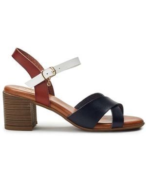 Moda In Pelle Novie-Tan Porvair - Blue